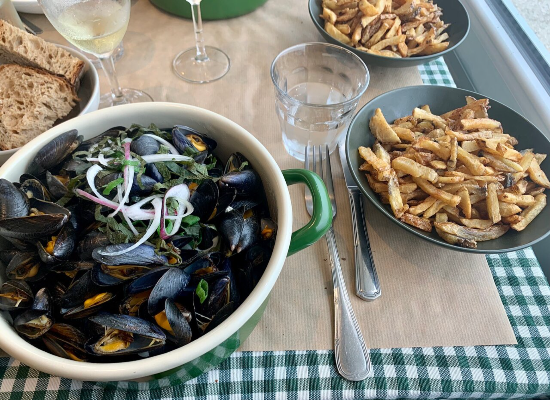 beaurivage plat moules frites