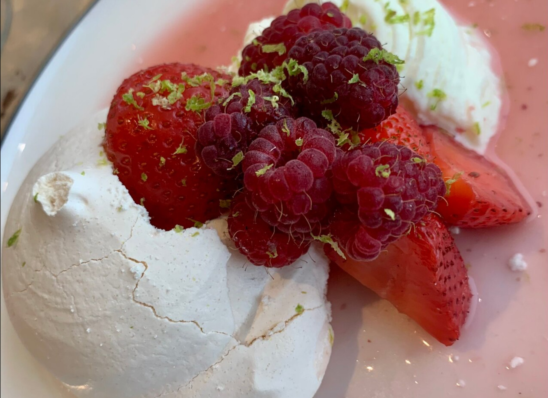 beaurivage plat dessert fraise